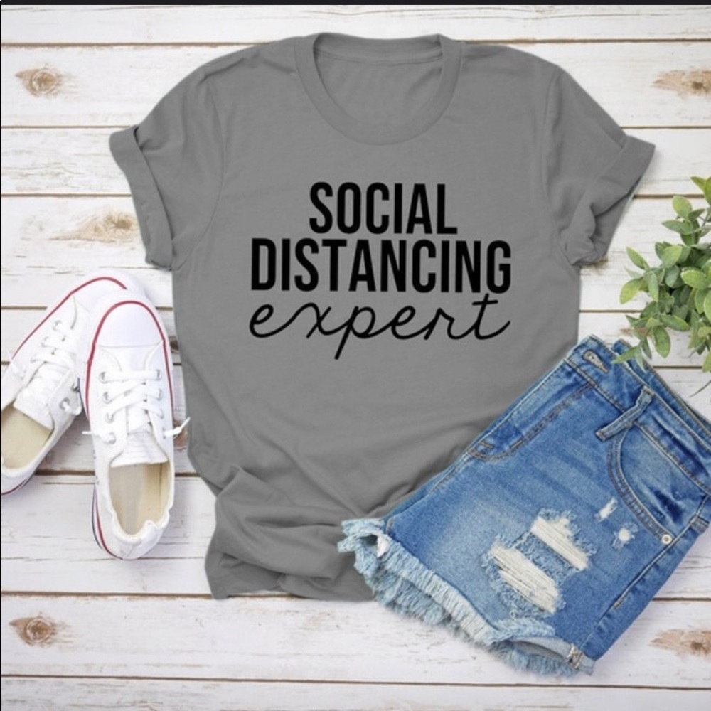 M Social Distancing Expert T-shirt
